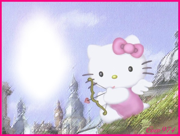 cadre hello kitty Photo frame effect