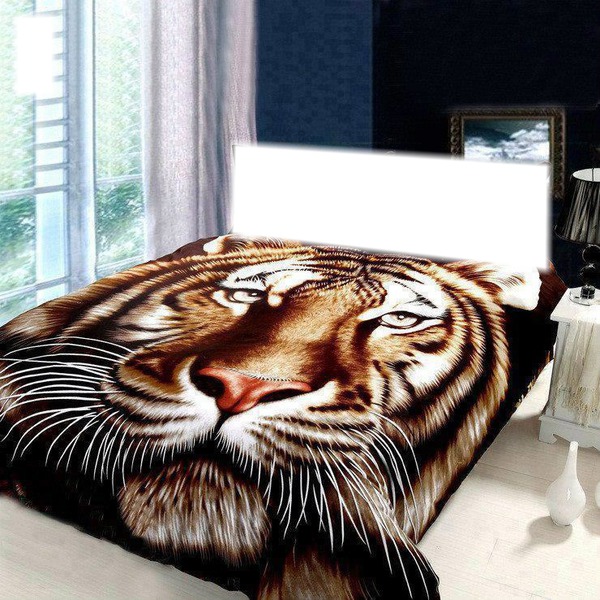 lit de tigre Photomontage