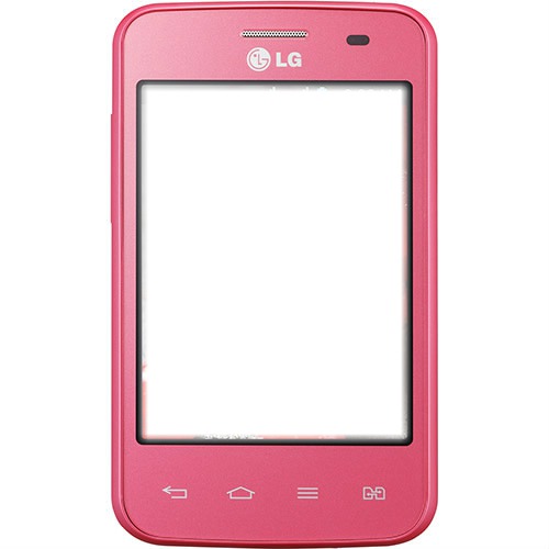 celular smartphone LG L3 2 Fotomontage
