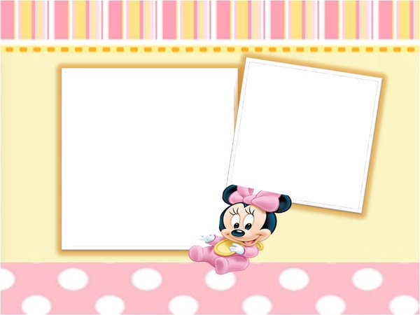 minnie bebe Fotomontasje