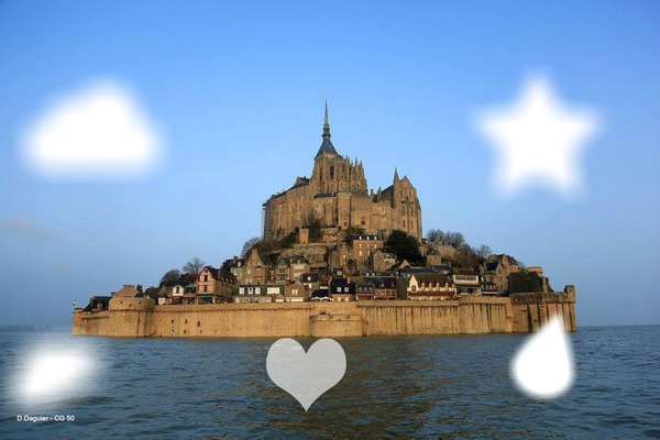 le Mont Saint Michel Photo frame effect