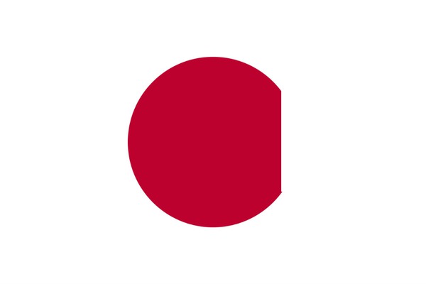 Japan flag 6 Fotomontage