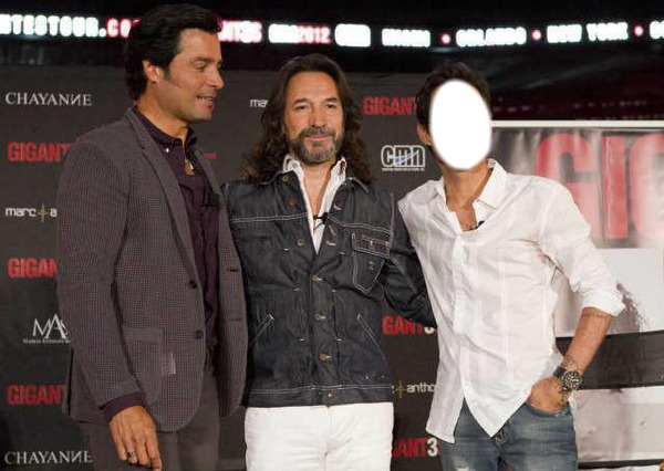 CHAYANNE ,MARCOS A. SOLIS Y VOS Photomontage