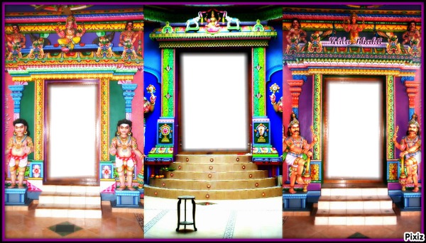 cadre couleur X3 narasimha Perumal Kovil Photo frame effect