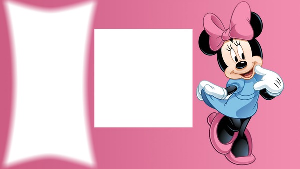 Minnie mouse rose gothika cadre Montage photo