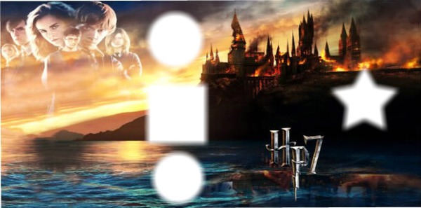 Harry Potter collage Fotomontaža