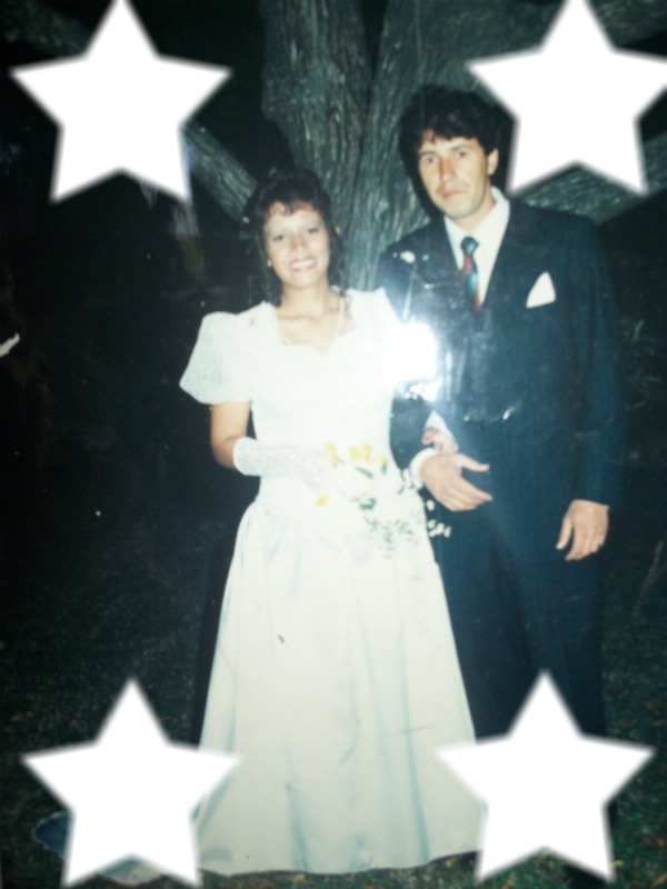 casamiento de mis papas Fotomontaža