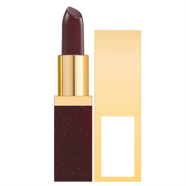 Yves Saint Laurent Rouge Pure Shine Lipstick in Blackberry Brown Photomontage