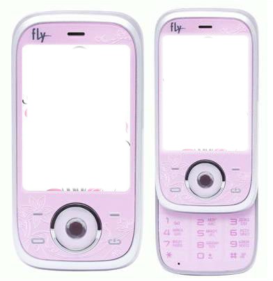 celular rosa de mujer ;) Montaje fotografico