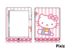Ipad Hello Kitty Photo frame effect