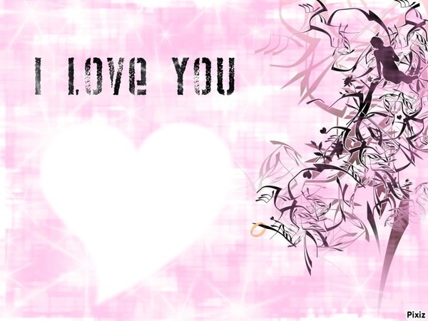 I love you Montage photo