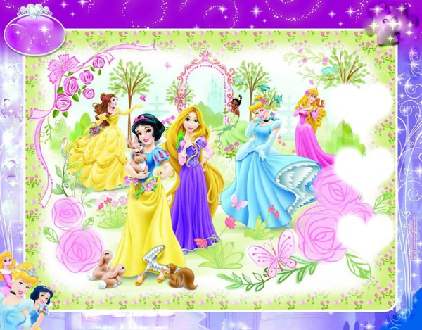 princesses Photo frame effect