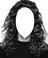 cheveux longs Photo frame effect