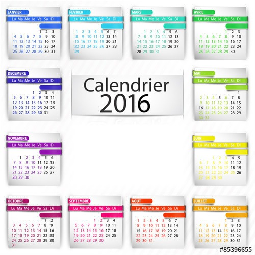 calendrier 2016 Fotoğraf editörü