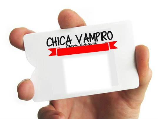 chica vampiro Fotomontaggio