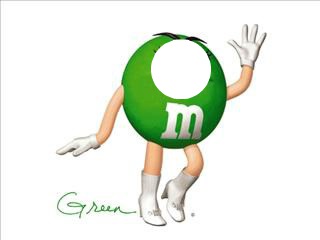 m&m's vert Fotomontáž