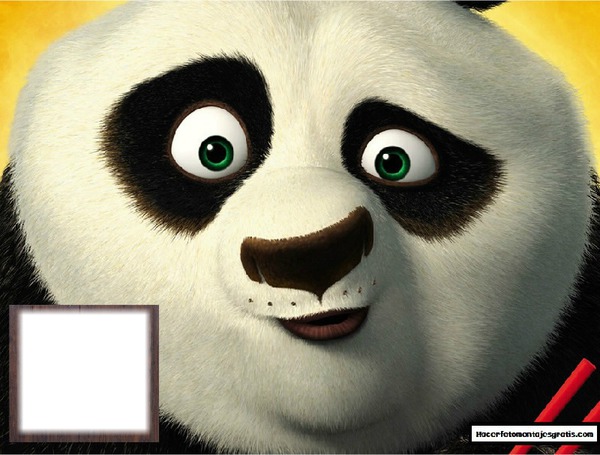 Kung Fu Panda Montaje fotografico