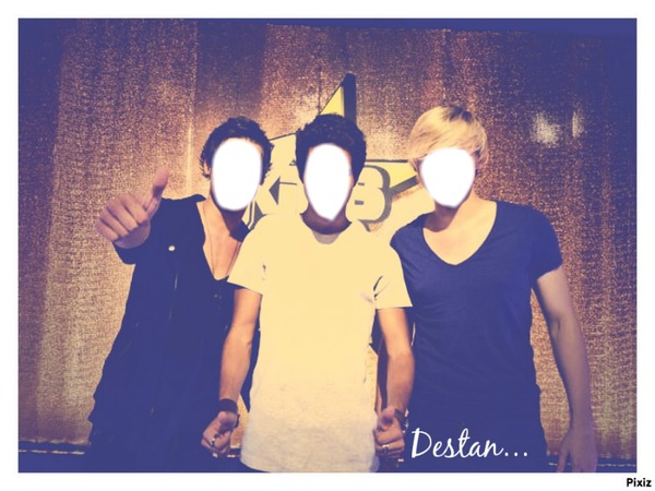 Visages Kilian, Dean & Quentin (Destan) Photo frame effect