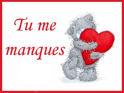 tu me manques Flory Photo frame effect