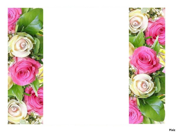 frame flowers Fotomontage