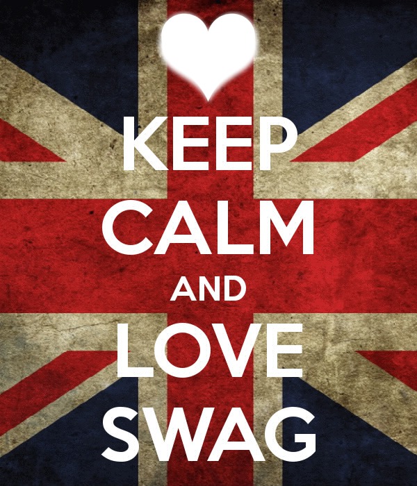 Keep Calm ans Love Swag (Américan)♥. Fotomontaža
