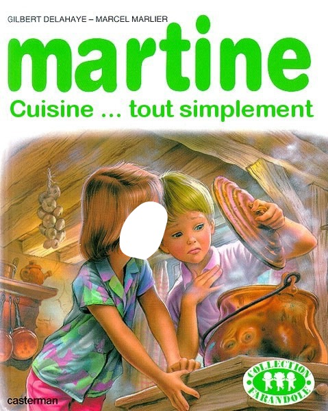 Martine cuisine Fotomontage