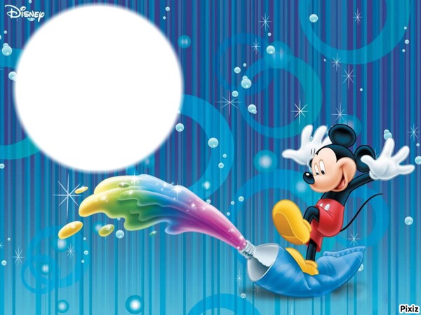 mickey mouse Photo frame effect
