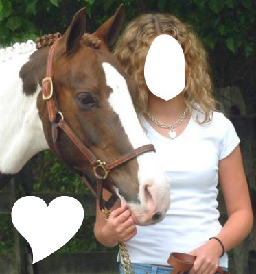 Mon cheval <3 Fotomontagem