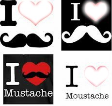 love moustache !!! Fotomontagem