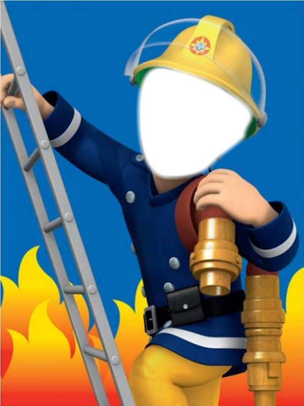 sam le pompier Montage photo