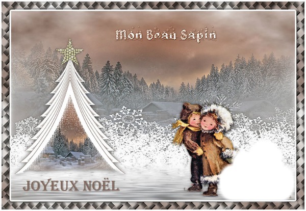 Joyeux Noël Fotomontāža