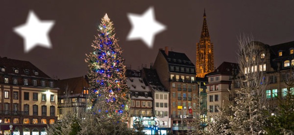 Noël à strasbourg Fotomontage