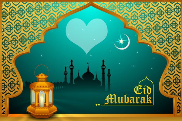 Eid Mubarak フォトモンタージュ