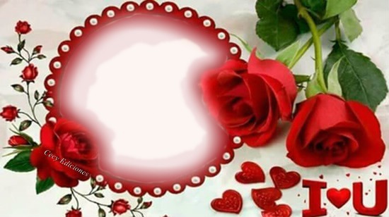 Cc rosas de amor Fotomontage