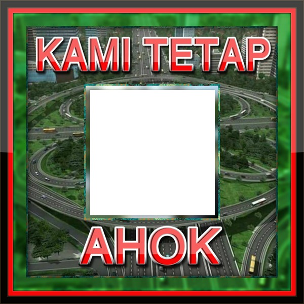 AHOK DJAROT Fotomontáž