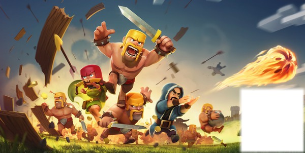 clash of clans2 Photo frame effect