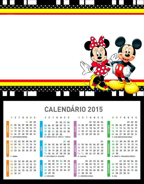 calendario 2015 Valokuvamontaasi