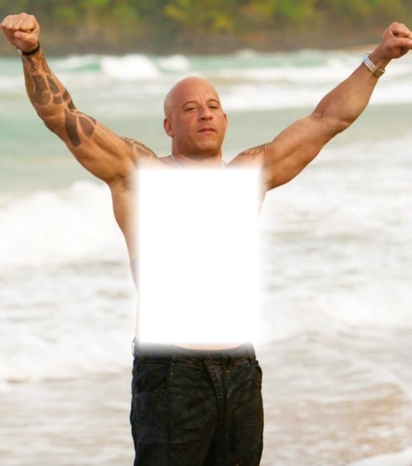 Vin Diesel Photo frame effect