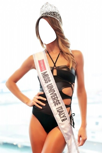 Miss Universe Italy 2014 Fotomontaż