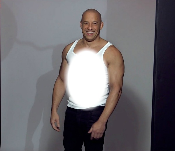 Vin Diesel Fotomontažas
