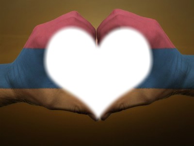 Love Armenia Fotomontaža