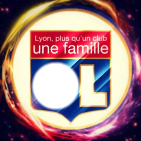 Lyon,plus qu'un club une Famille Photo frame effect