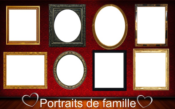 Portraits de famille Fotomontasje