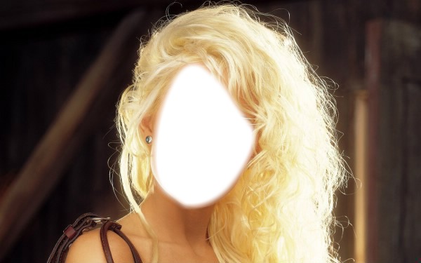 blonde Fotomontáž