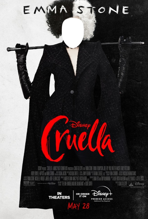 Cruella Photo frame effect
