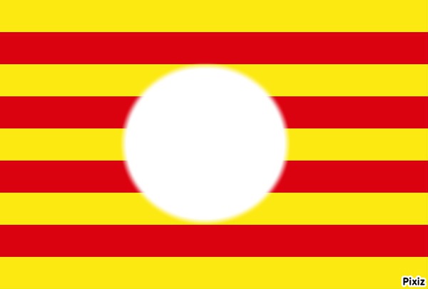 Català bandera Fotomontasje