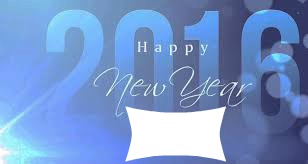 new year 2016 Photo frame effect