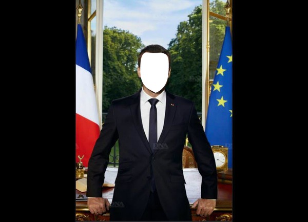Président Macron Montaje fotografico