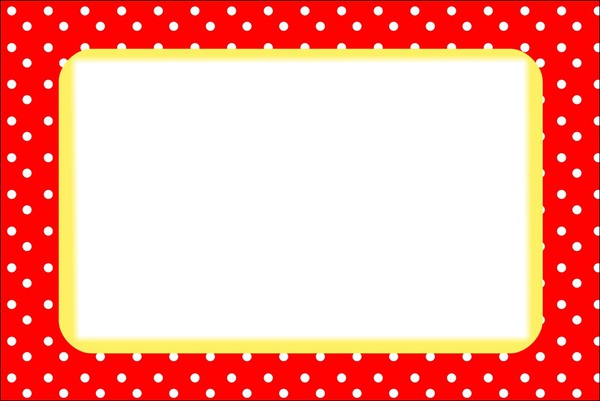 Moldura-Quadro vermelho e amarelo. 2 Fotomontasje