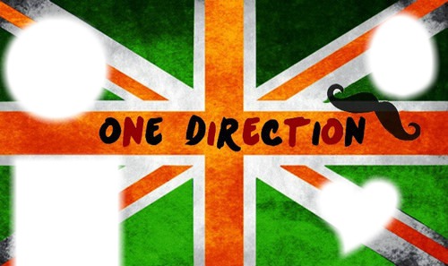 One Direction logo (1D) Montaje fotografico